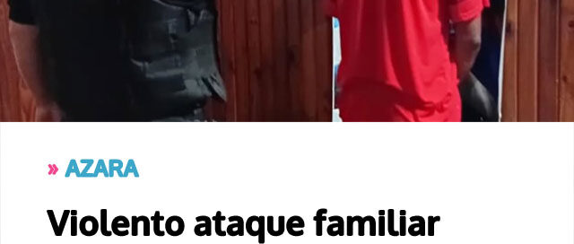 Violento ataque familiar terminó con un joven detenido tras herir gravemente a su hermano