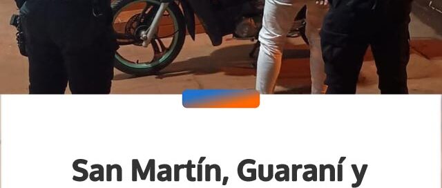 San Martín, Guaraní y Campo Viera: tres hombres fueron detenidos por provocar disturbios en estado de ebriedad